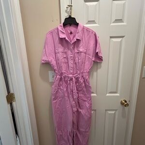 Universal Thread Women’s Pink Short Sleeve Jumpsuit
